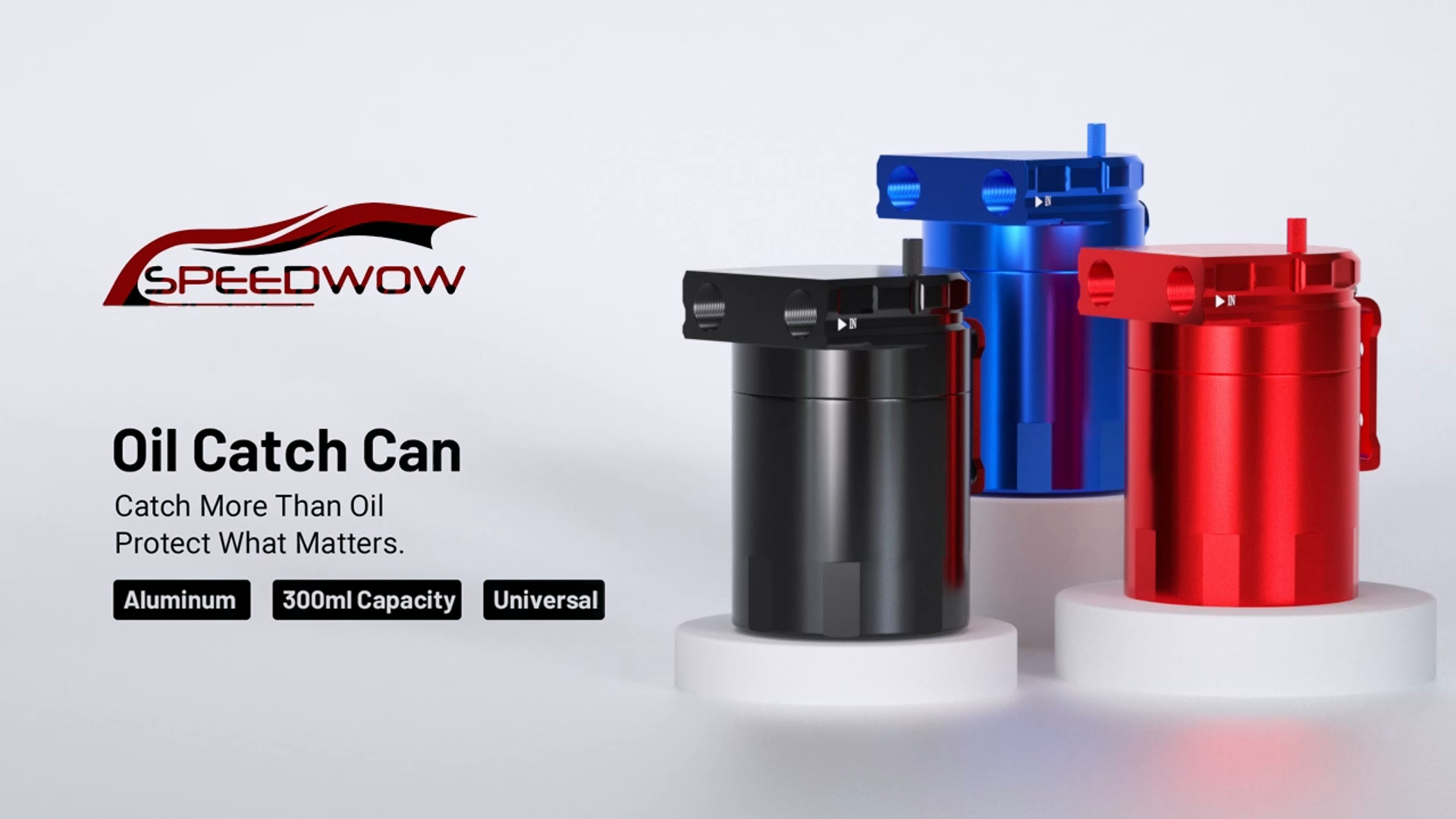 Amazon.com: SPEEDWOW Universal Oil Catch Can Kit with low micron